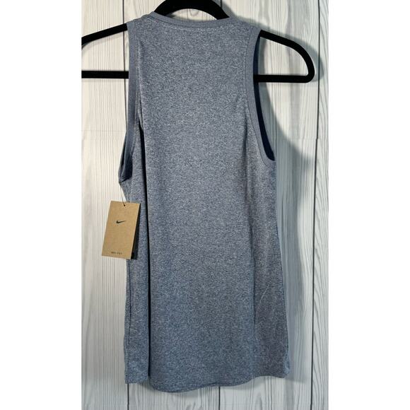 NWT Women's Nike Dri-FIT Tank Top, Blue, Size XS - Picture 4 of 7